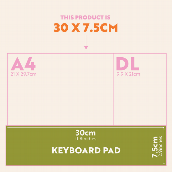 Design Museum Keyboard Pad | Bold Block