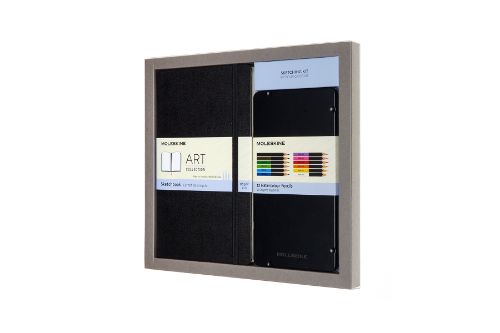 Moleskine - Bundle Art Sketching Kit + Colored Pencils Set