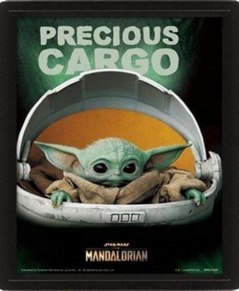Star Wars: The Mandalorian (Precious Cargo) - Framed